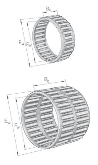 Needle roller cage assemblies